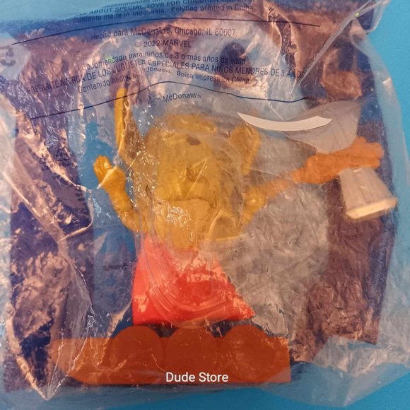 THOR Love And Thunder McDonald’s Happy Meal - Toy #5 Golden Armor Thor 2022 New - Picture 2 of 5